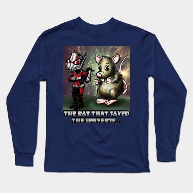 The rat that saved the universe Long Sleeve T-Shirt by CIZDIBUJOS